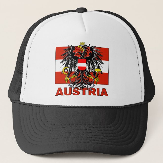 Austria Coat of Arms Trucker Hat (Front)