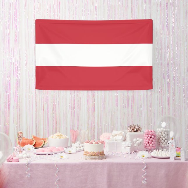 Austria flag banner (Party)