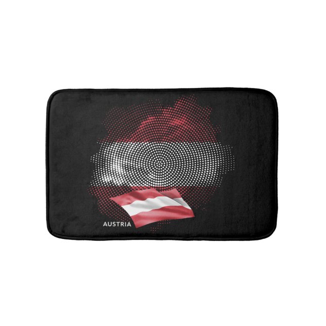Austria flag bath mat (Front)