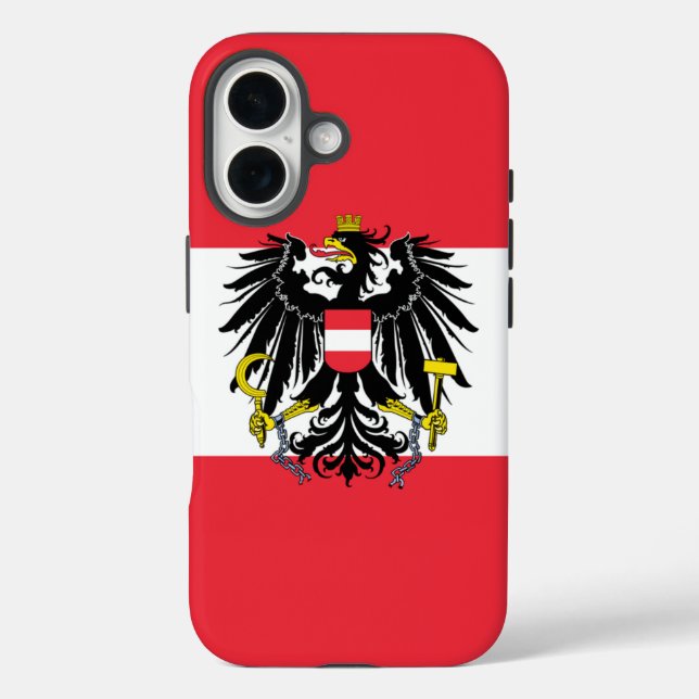 Austria Flag Case-Mate iPhone Case (Back)