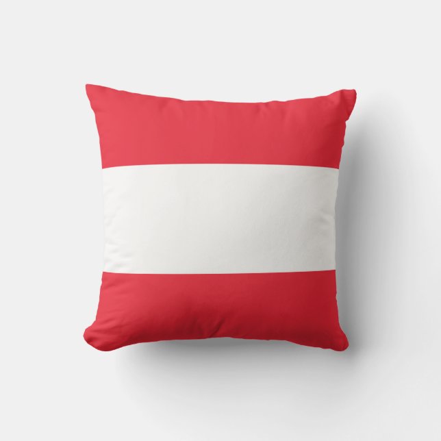 Austria Flag Cushion (Front)
