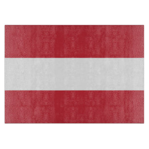 Austria flag cutting board