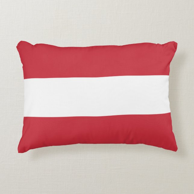 Austria flag decorative cushion (Front)