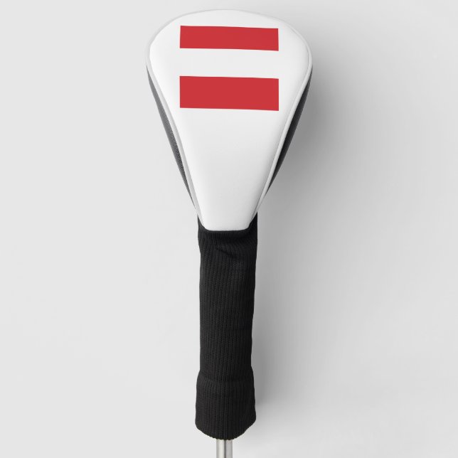 Austria Flag Emblem Golf Head Cover (Front)