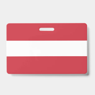Austria flag ID badge