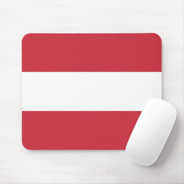 Austria flag mouse pad (With Mouse)