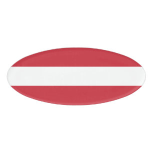 Austria flag name tag