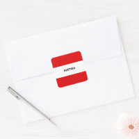 AUSTRIA: Flag of Austria