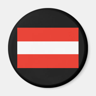 Austria - Flag / Österreich - Flagge Magnet