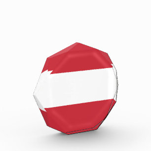 Austria flag photo block