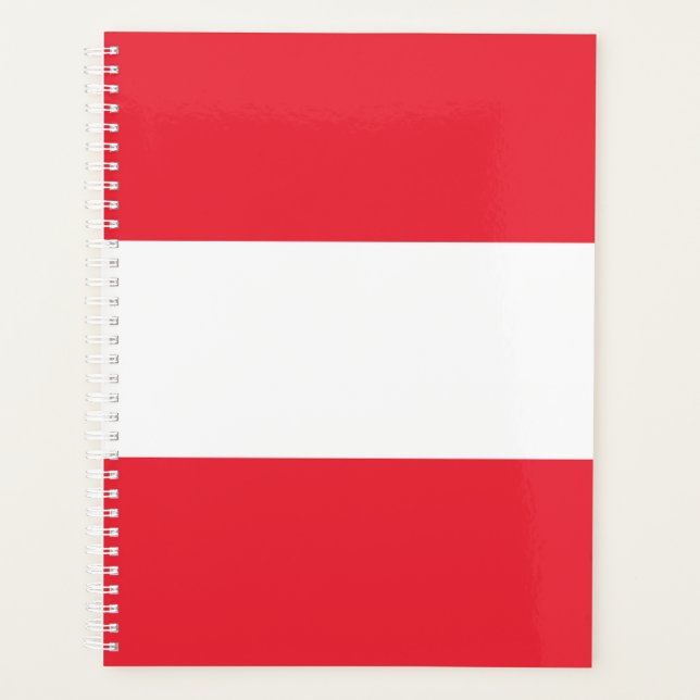 Austria Flag Planner (Front)