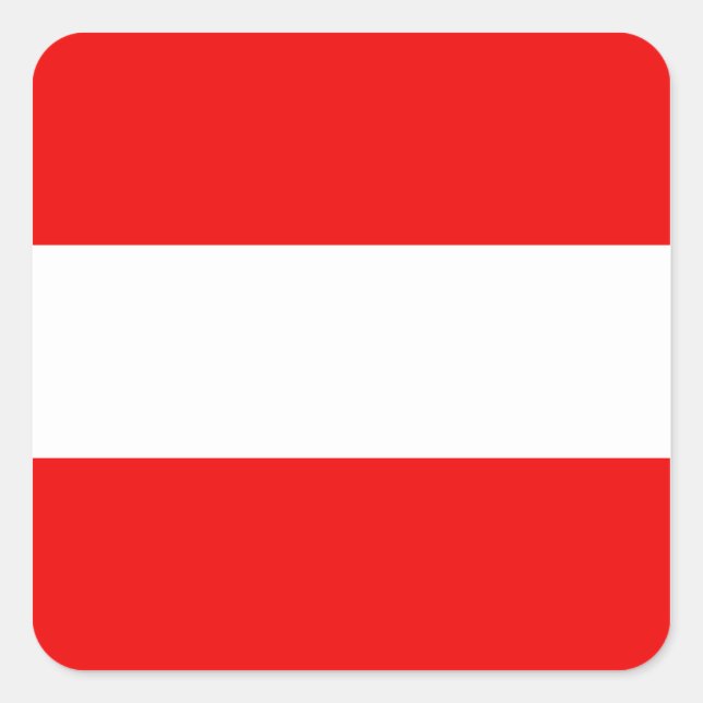 Austria Flag Sticker (Front)