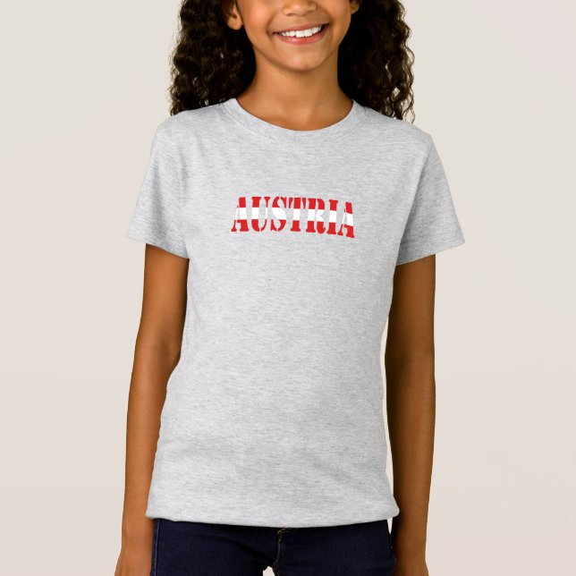 Austria flag  T-Shirt (Front)