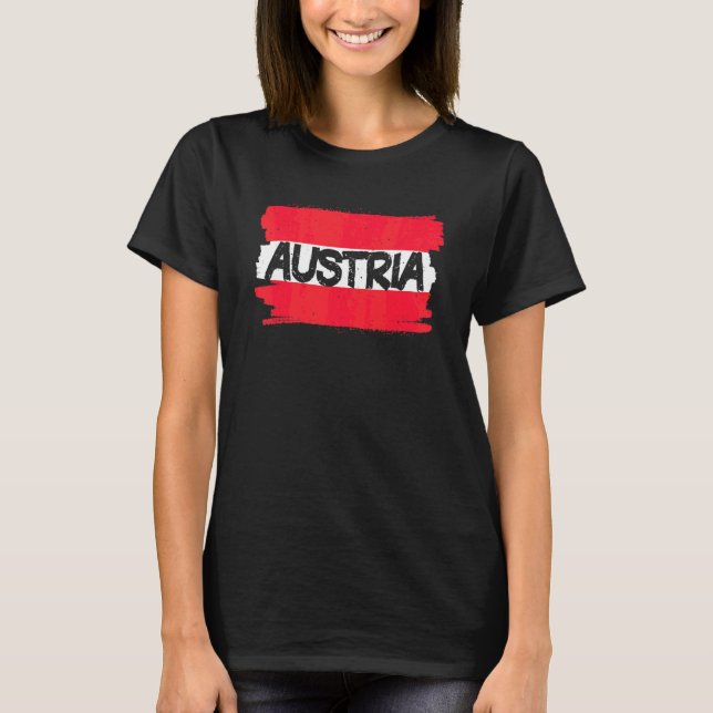 Austria Flag T-Shirt (Front)