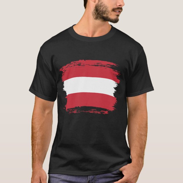 Austria flag T-Shirt (Front)