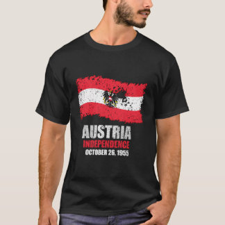 Austria Flag T Shirt Austrian Independence