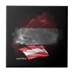 Austria flag tile