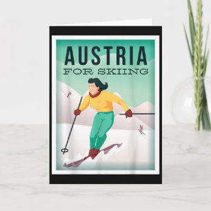 Austria For Skiing Pistensau & Skihaserl Get O Card