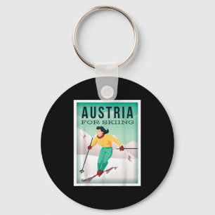 Austria For Skiing Pistensau &amp; Skihaserl Get O Key Ring