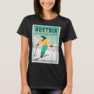 Austria For Skiing Pistensau & Skihaserl Get O T-Shirt