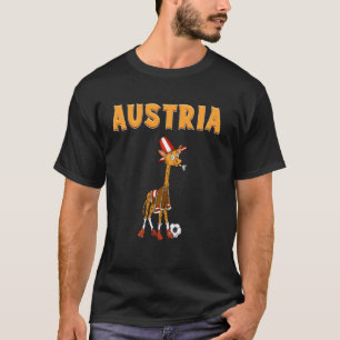 Austria Giraffe Austrian Fans T-Shirt