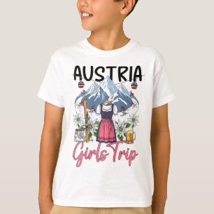 Austria Girls Trip Skiing Vacation T-Shirt