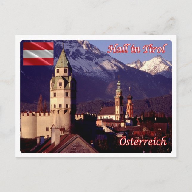 Austria - Hall in Tirol - Postcard (Front)