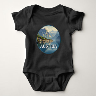 Austria Hallstatt European Union Baby Bodysuit