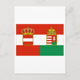 Austria-Hungary Flag (1869-1918) Postcard
