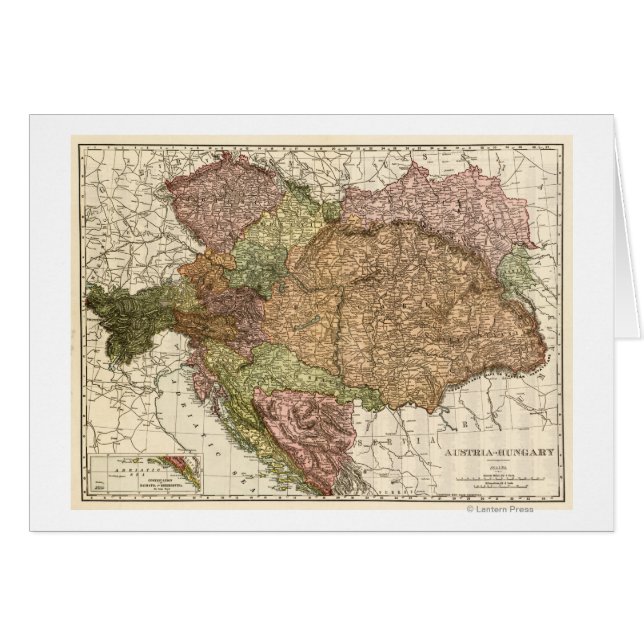 Austria-HungaryPanoramic MapAustria-Hungary (Front Horizontal)