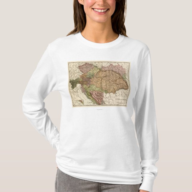 Austria-HungaryPanoramic MapAustria-Hungary T-Shirt (Front)