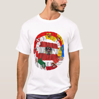 Austria & its Laender Waving Flags T-Shirt