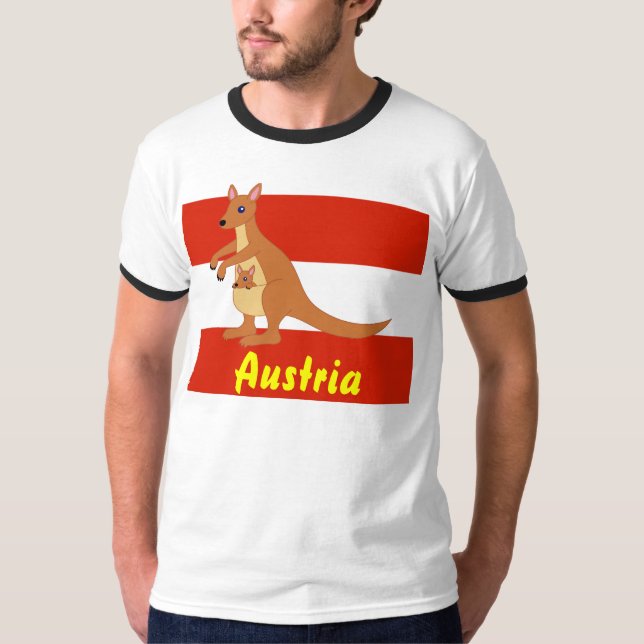 Austria, land of the kangaroos T-Shirt (Front)