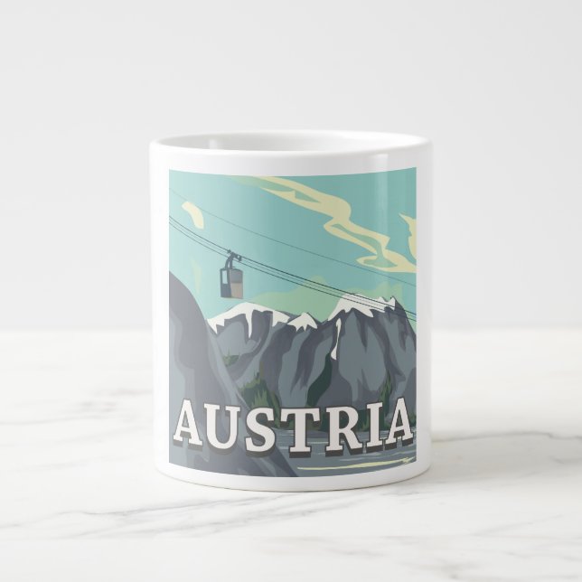 Austria Large Coffee Mug (Front)