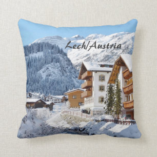 Austria Lech am Arlberg Souvenir Cushion