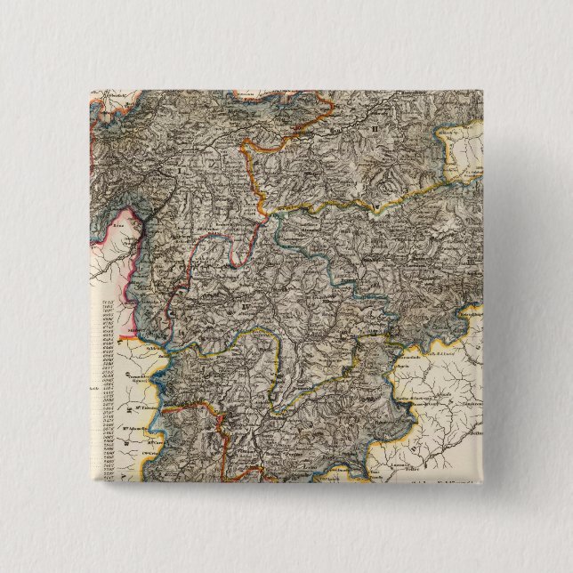 Austria, Liechtenstein 15 Cm Square Badge (Front)