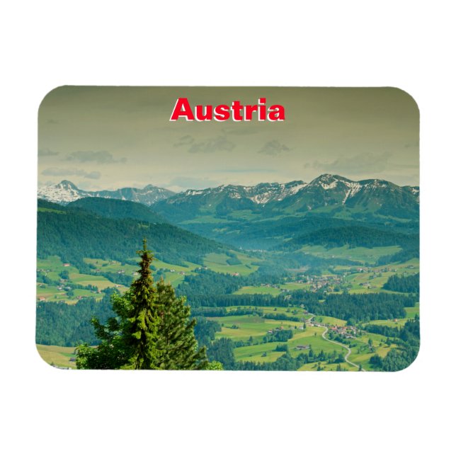 Austria Magnet (Horizontal)
