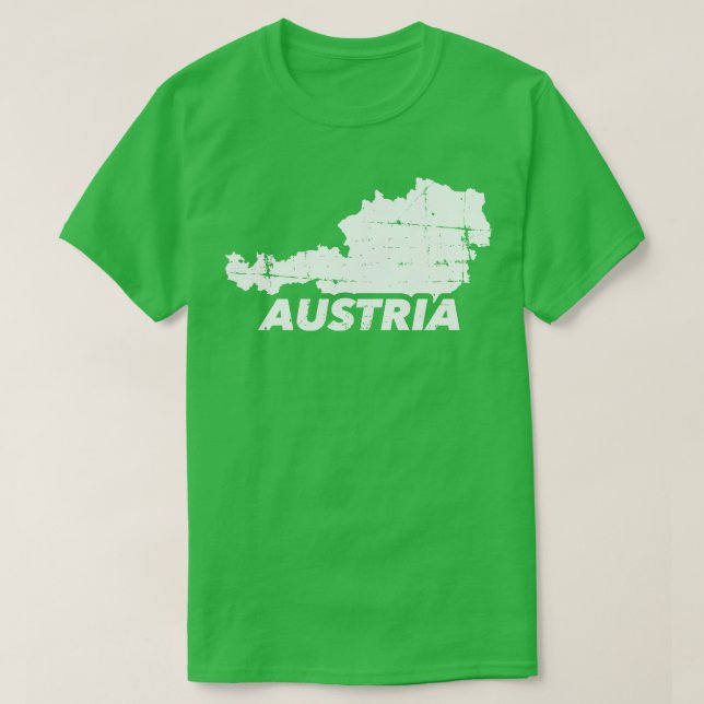 Austria map T-Shirt (Design Front)