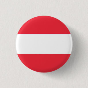 Austria National Flag 3 Cm Round Badge