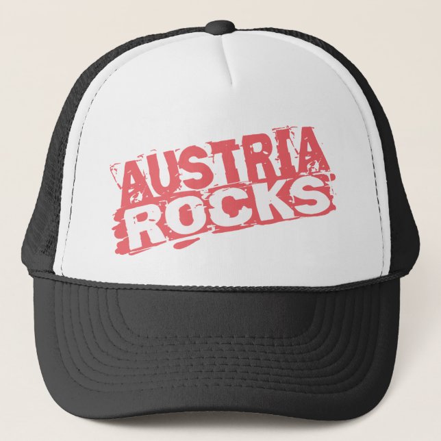 Austria Rocks Trucker Hat (Front)