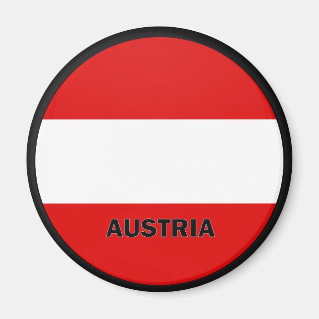 Austria Roundel quality Flag Magnet (Front)