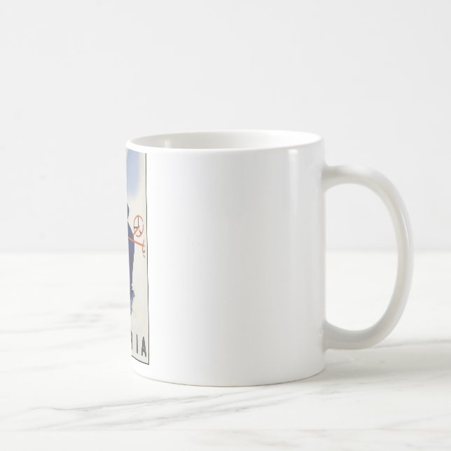 Austria Ski Coffee Mug (Right)