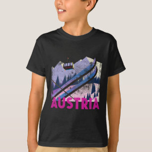 Austria Ski - Vintage Style Austrian Skiing Vacati T-Shirt