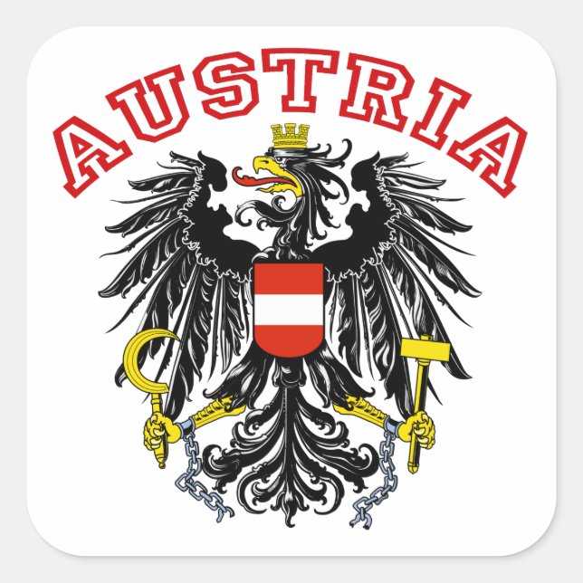 Austria Square Sticker (Front)