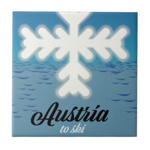 Austria to ski tile