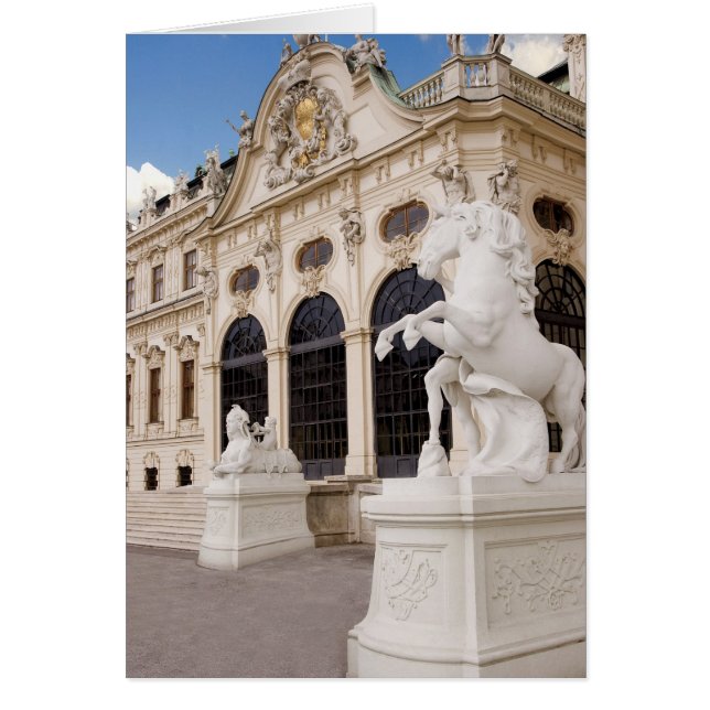 Austria, Vienna, Belvedere Palaces, Upper (Front)