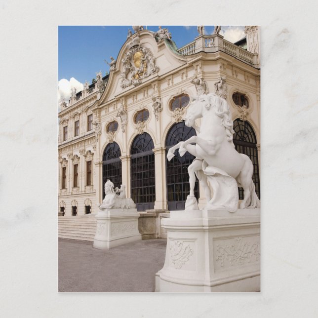 Austria, Vienna, Belvedere Palaces, Upper Postcard (Front)