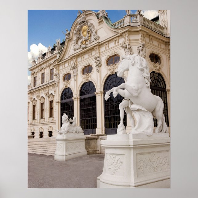 Austria, Vienna, Belvedere Palaces, Upper Poster (Front)