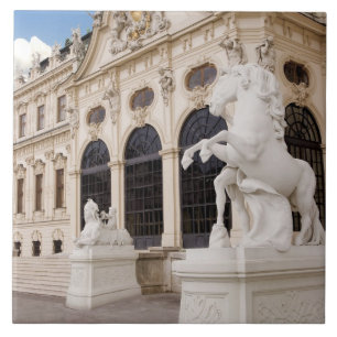 Austria, Vienna, Belvedere Palaces, Upper Tile
