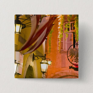 AUSTRIA, Vienna: Fleischmarkt: Griechengasse 15 Cm Square Badge